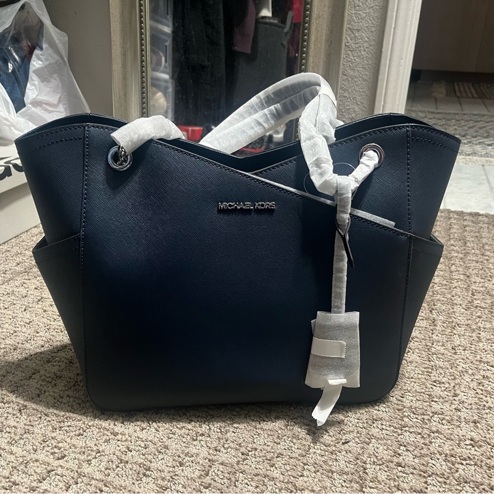 Michael Kors Blue Jet Set Bag